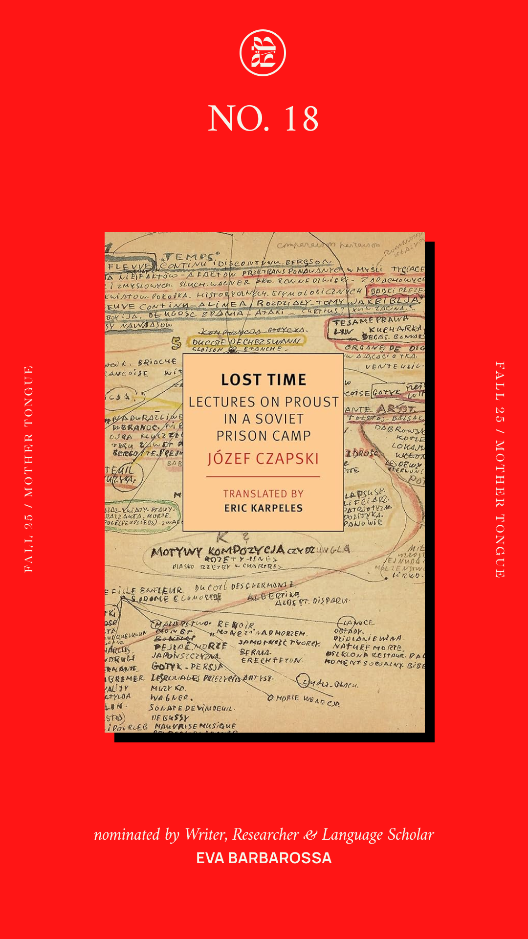 Lost Time: Lectures on Proust in a Soviet Prison Camp