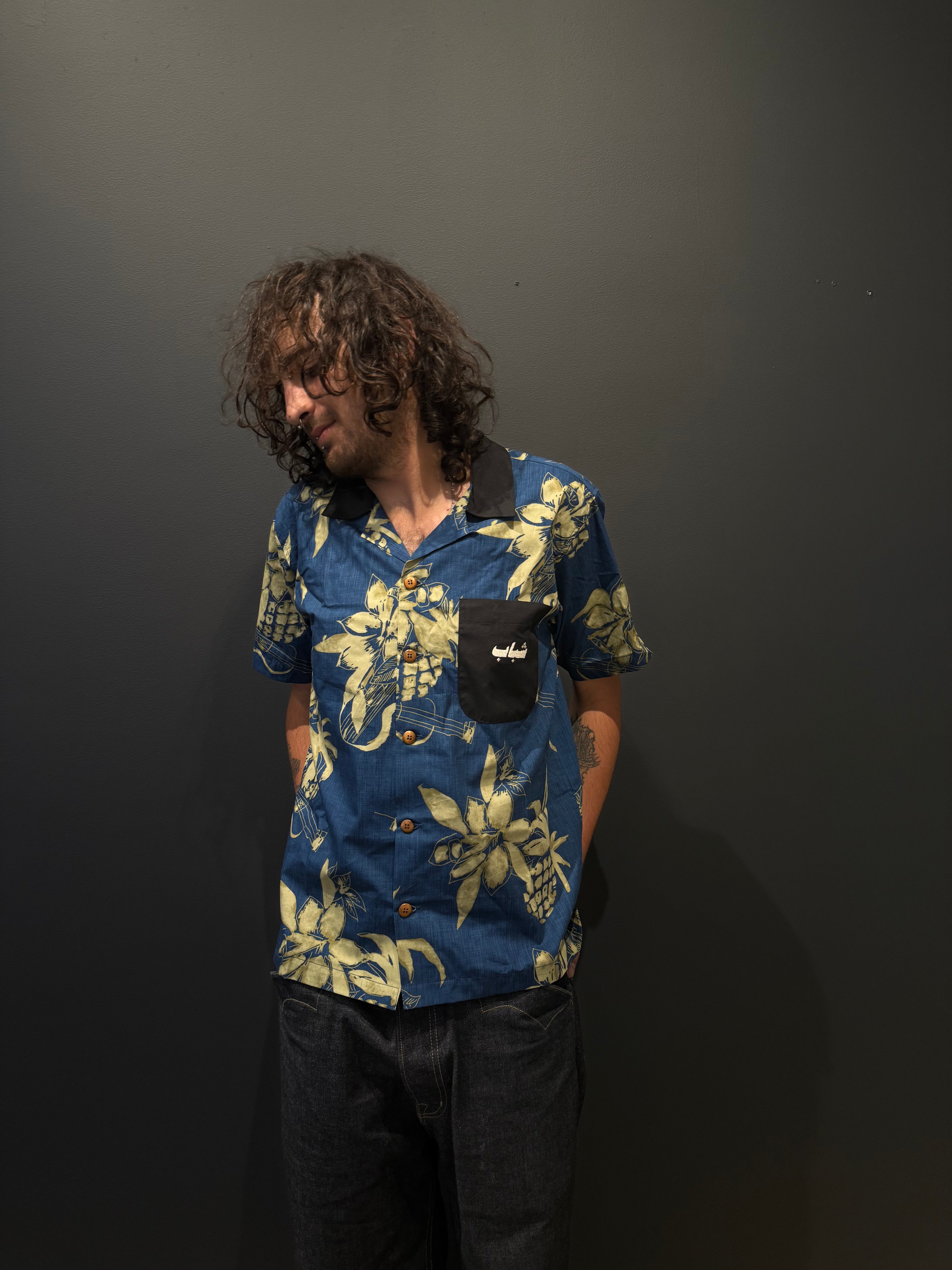 Shabab blue bowling shirt