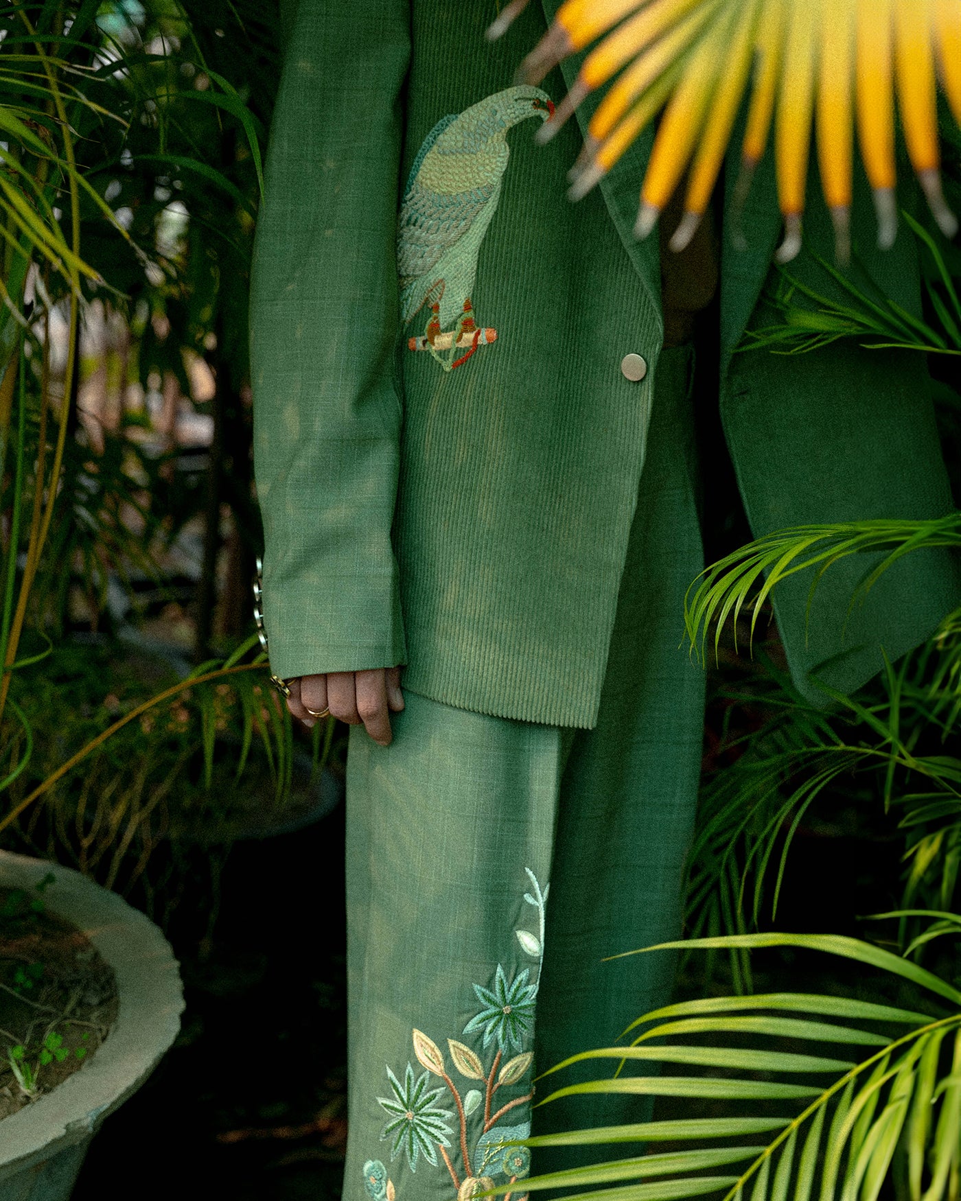 Gyre Falcon Corduroy Plaid Suit