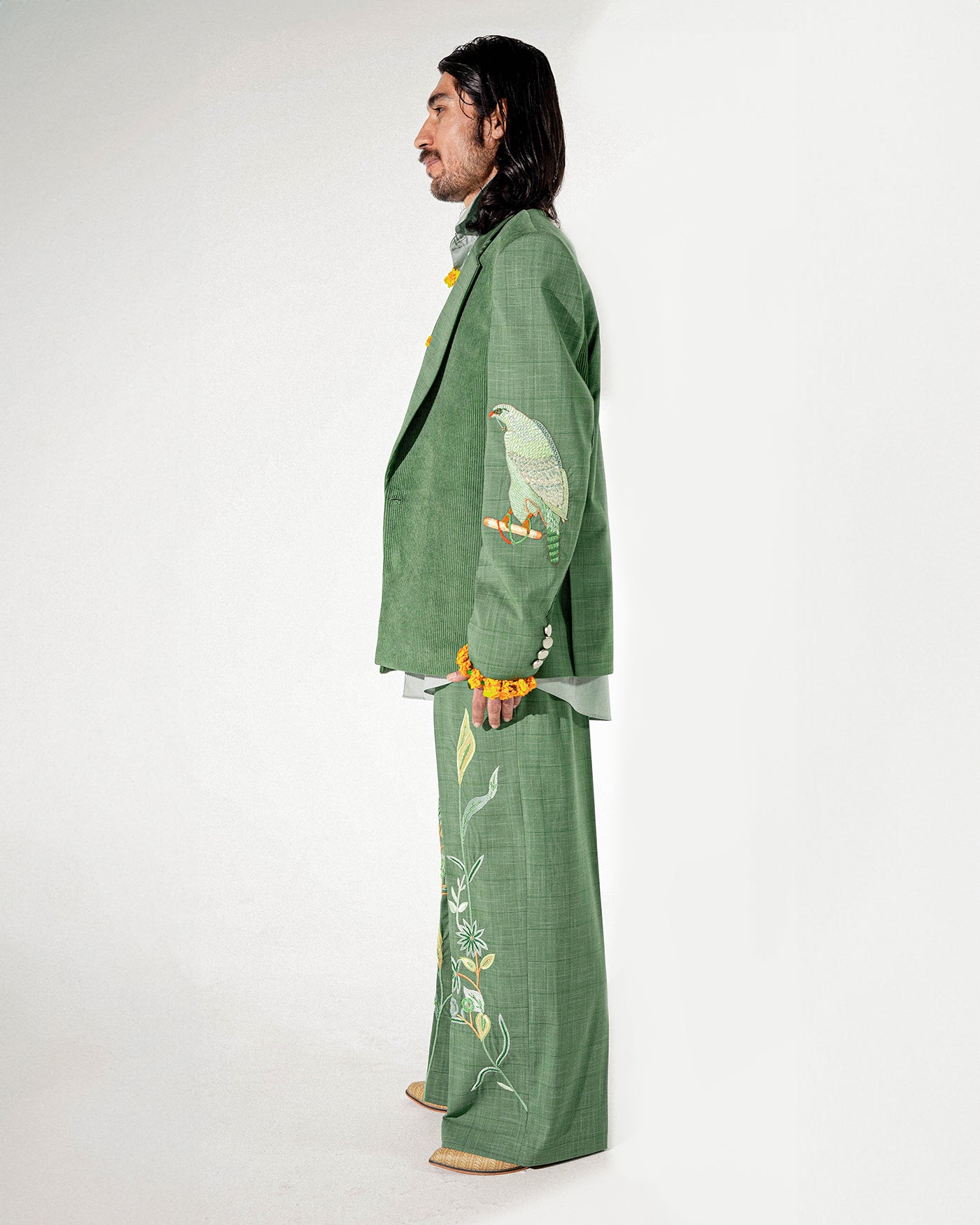 Gyre Falcon Corduroy Plaid Suit