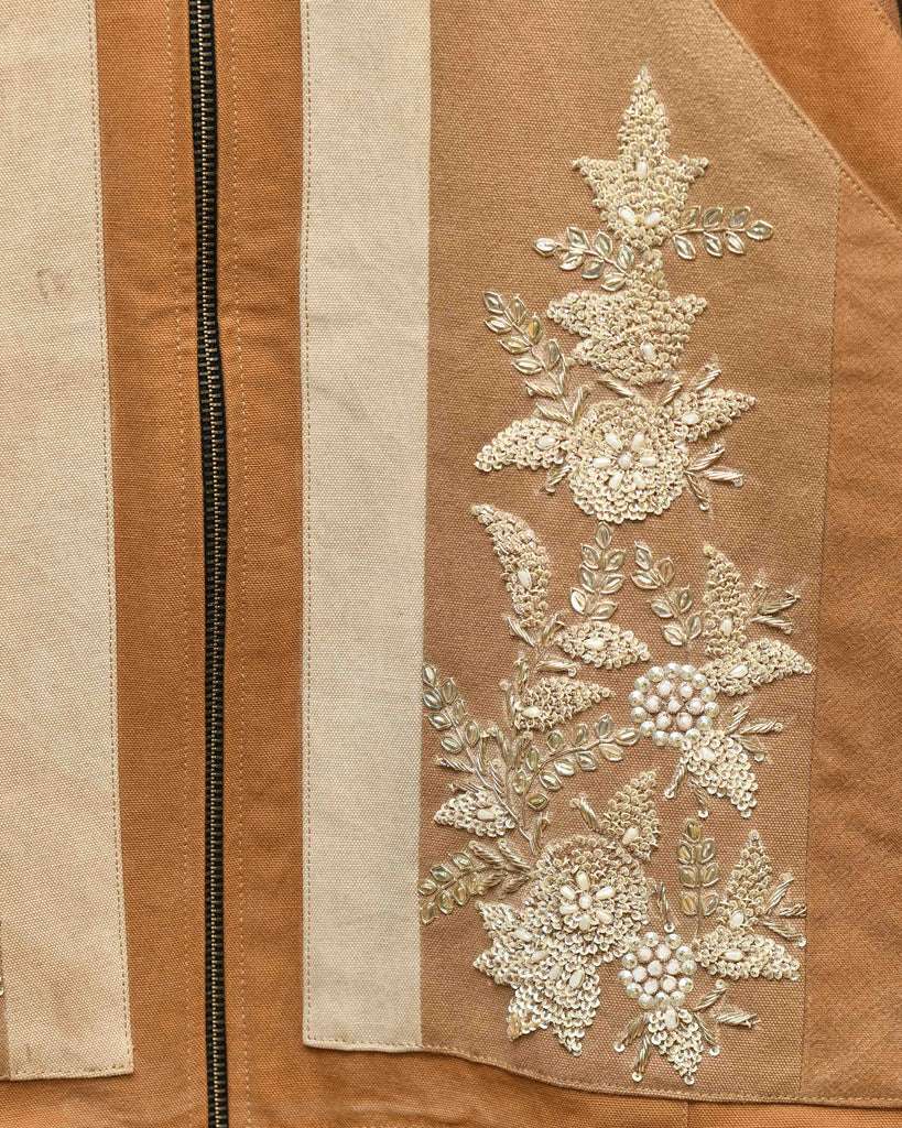 T-Pattern Upcycled Jacket