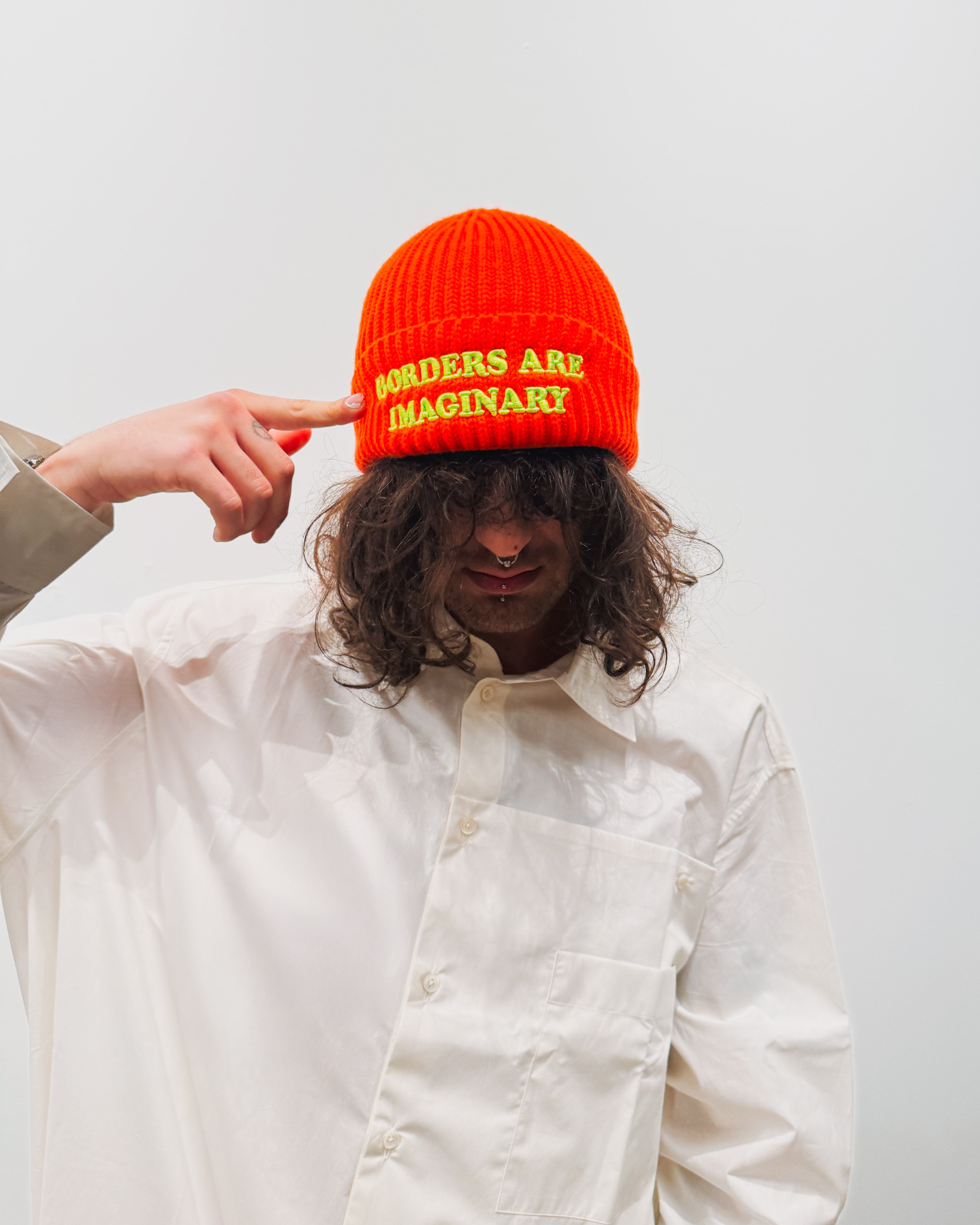 Borders are Imaginary winter cap