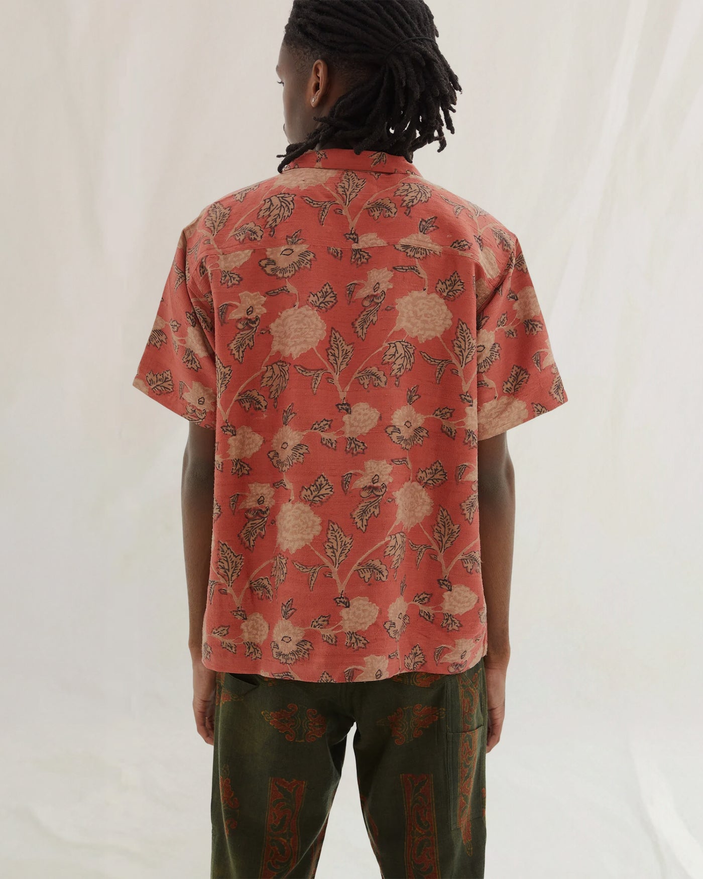 Hand Block Print Camp Shirt