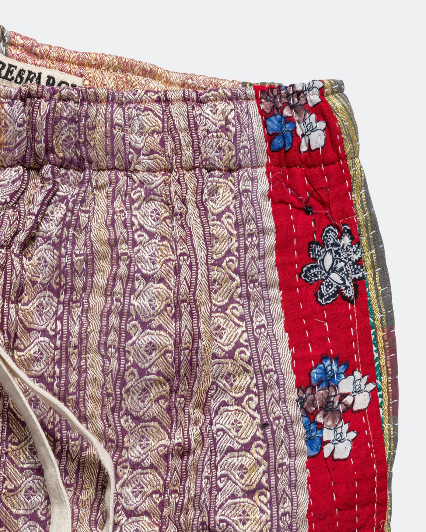 One of One Vintage Kantha Shorts