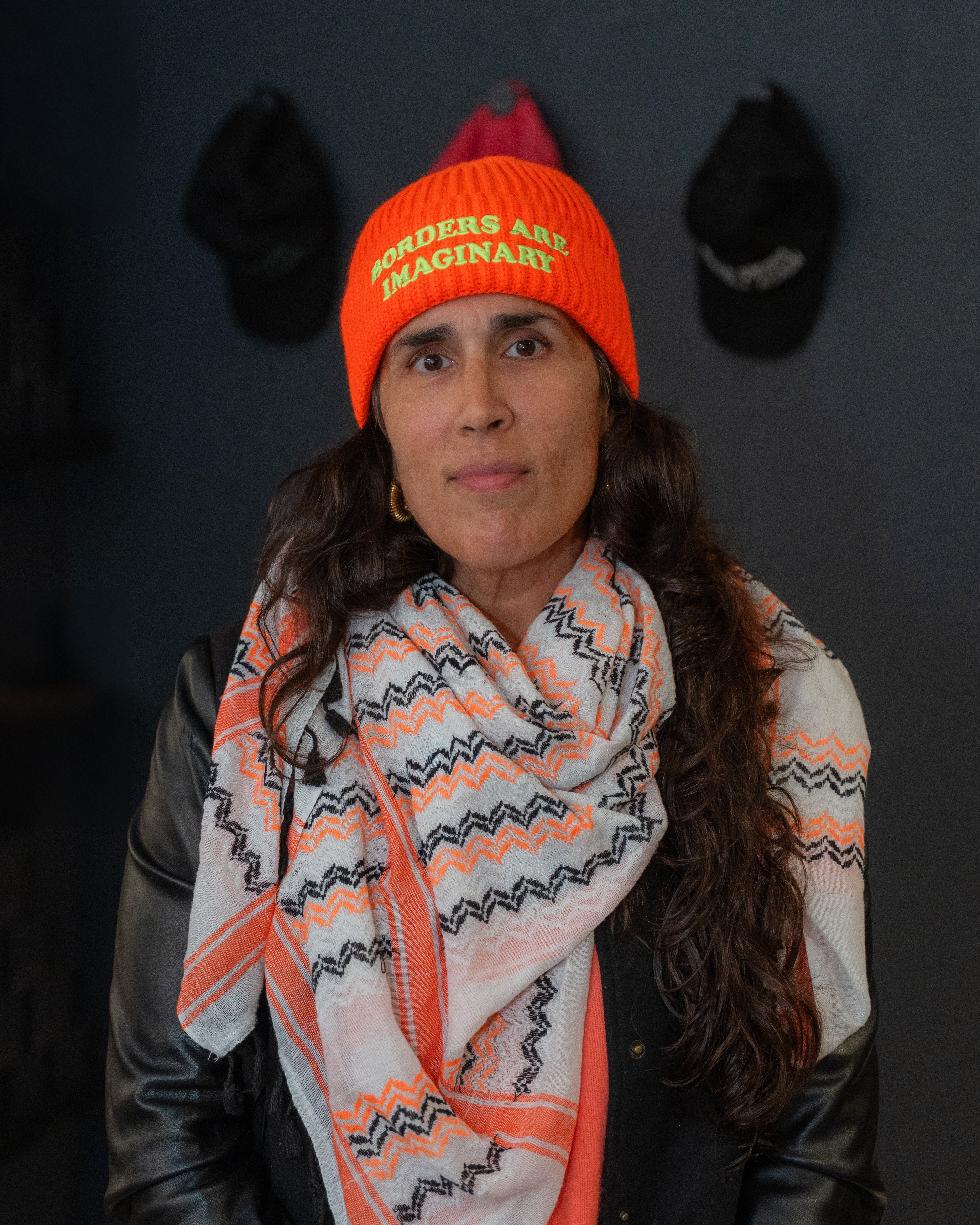 Borders are Imaginary winter cap