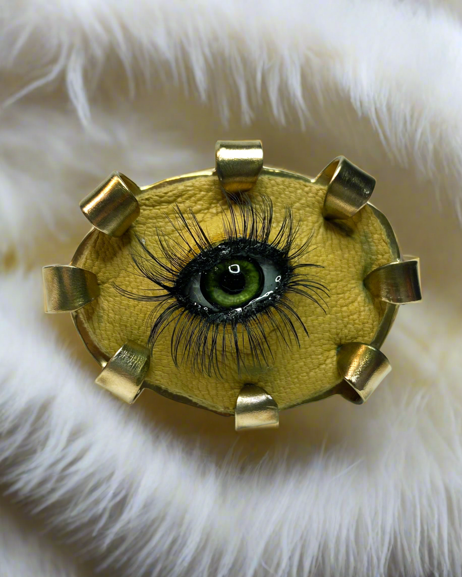 Satka’tho - Green Eye Brass Ring