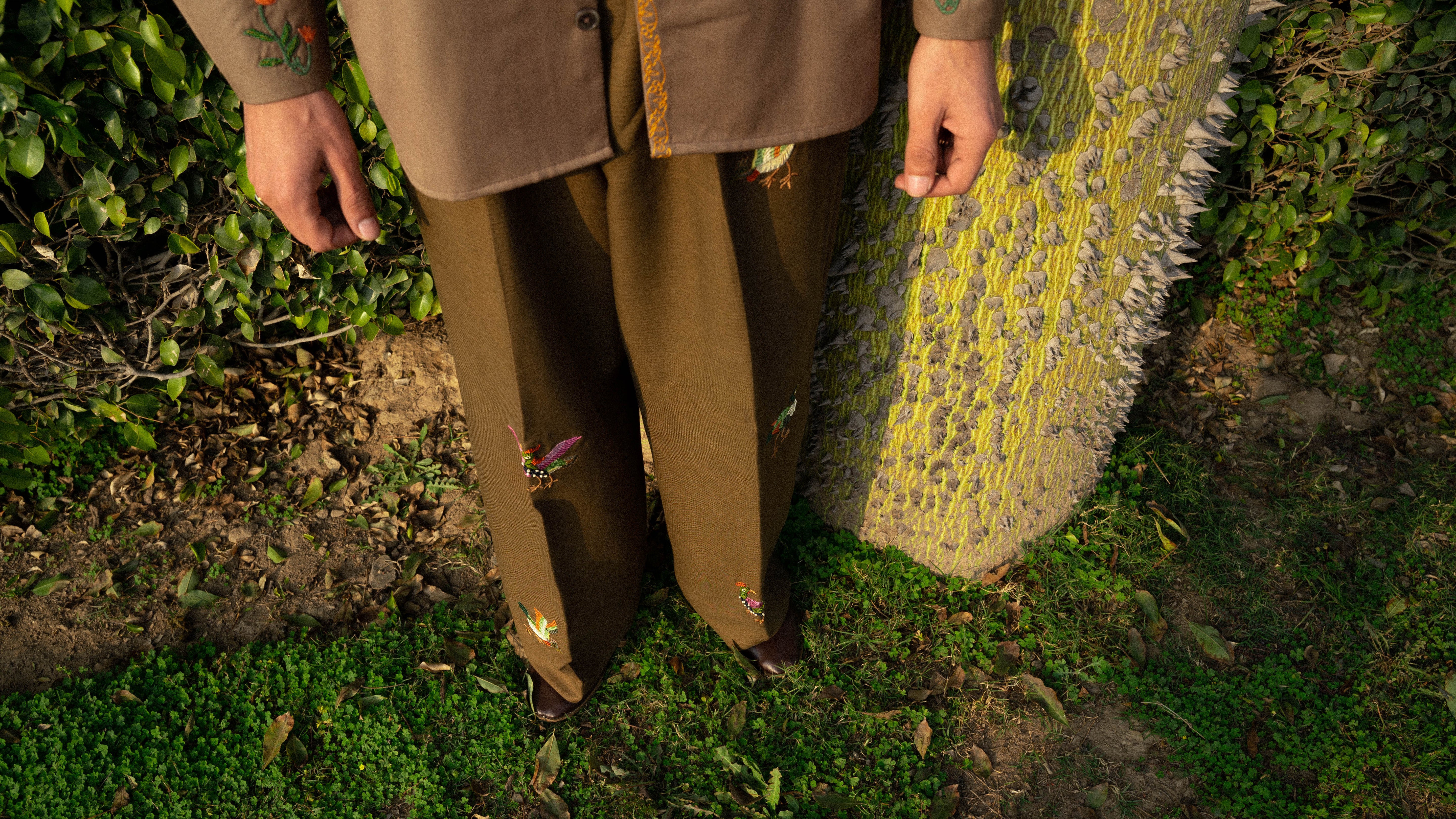 Imaginary Birds Wool Pants