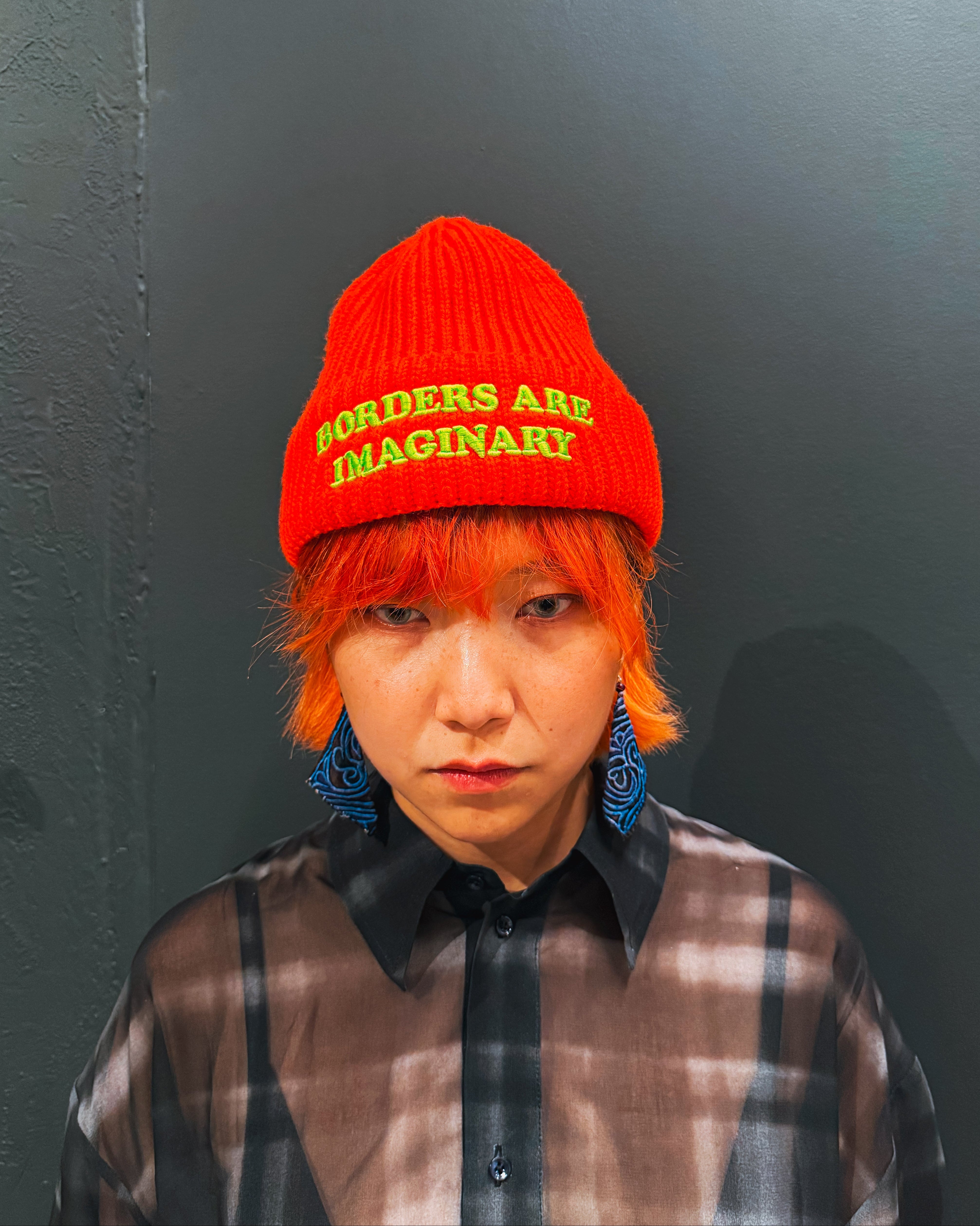 Borders are Imaginary winter cap