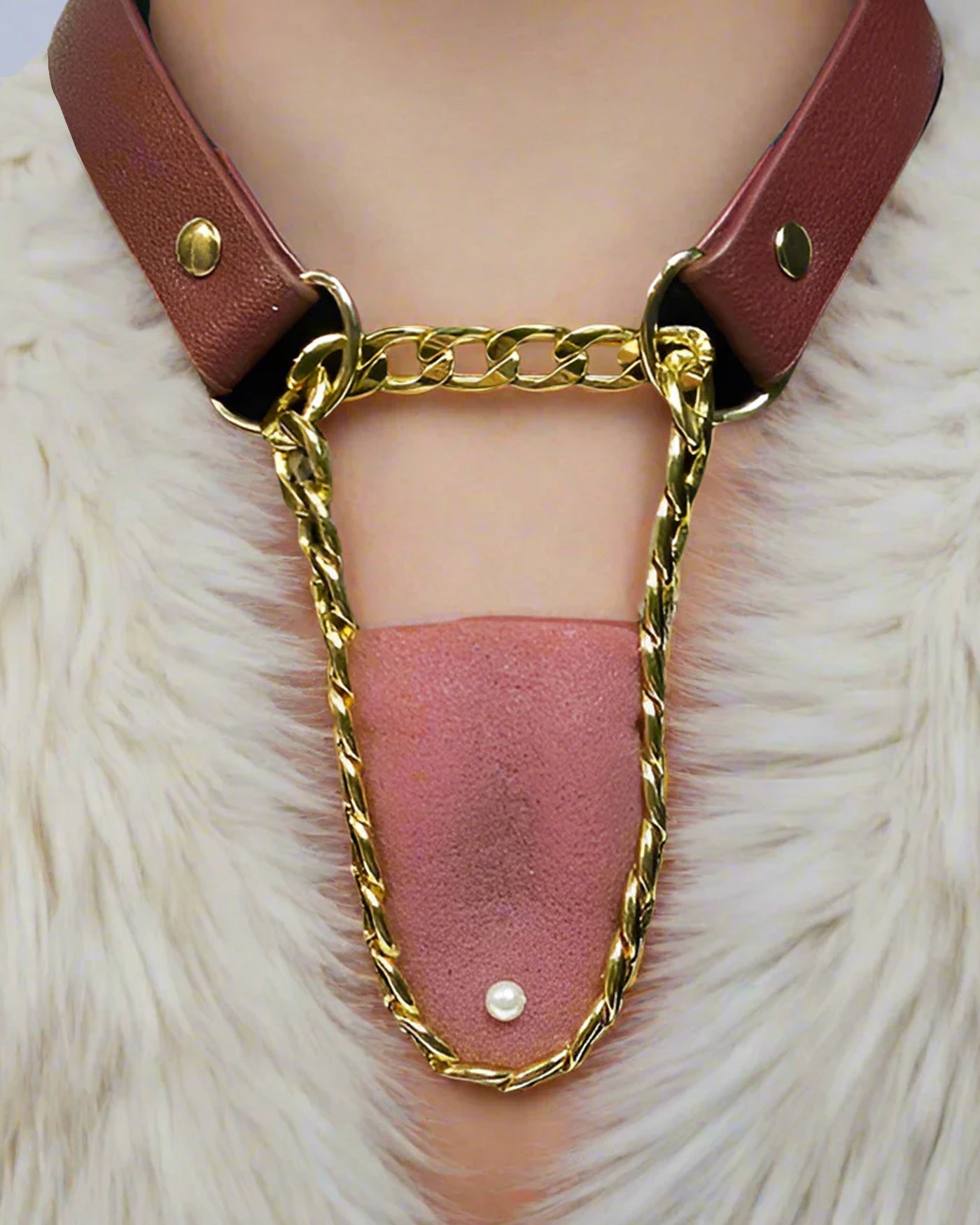 Satuhkalya’ks - Dark Red Tongue Choker