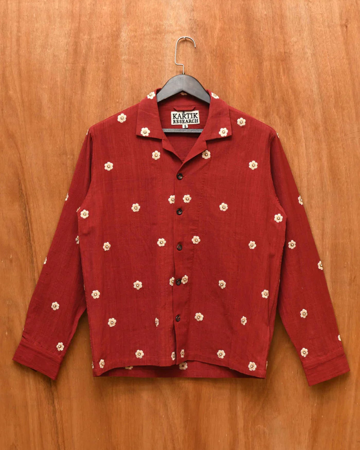 Hand Embroidered Camp Shirt