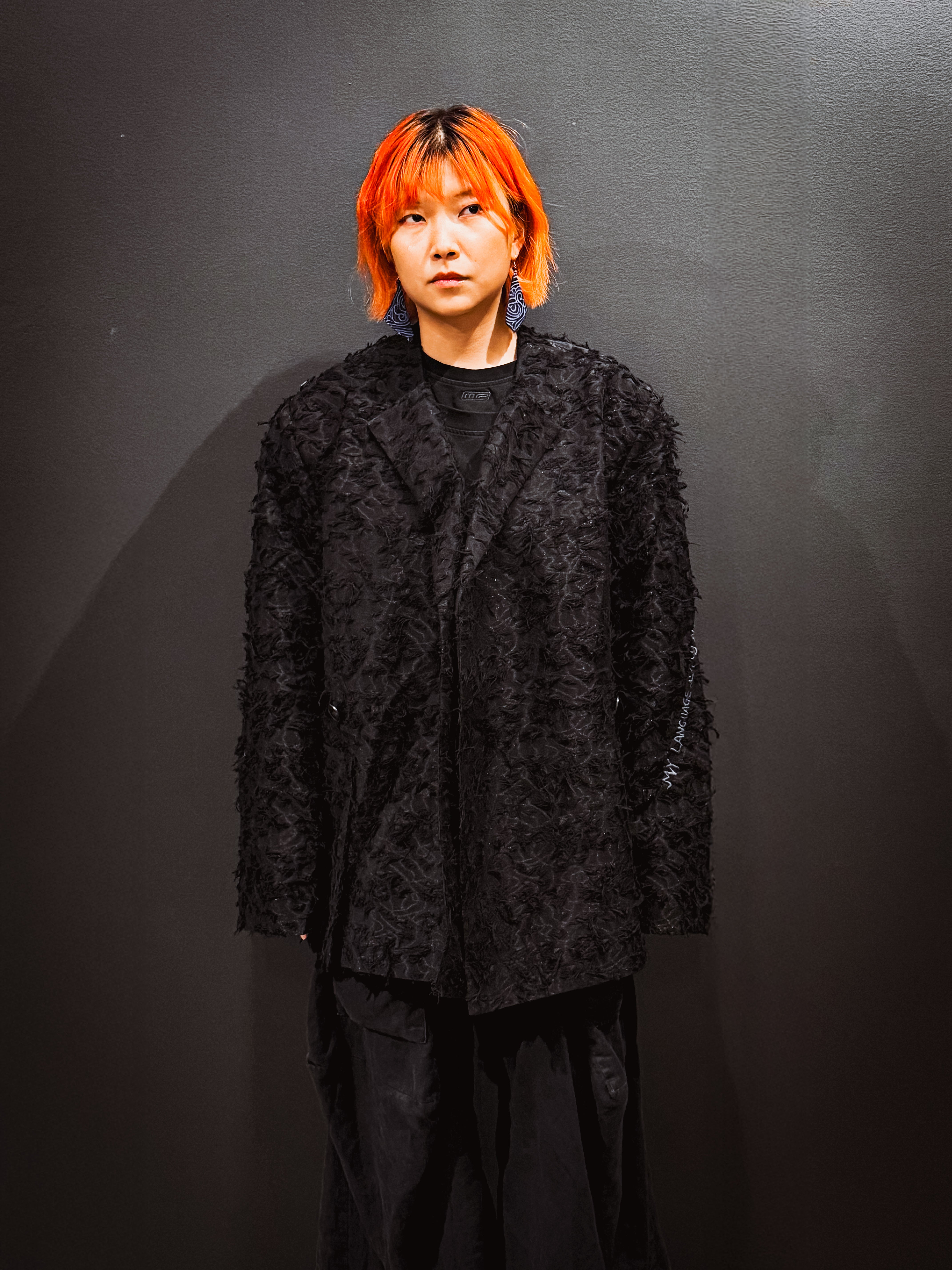 Qasimi Frayed Jacquard Blazer