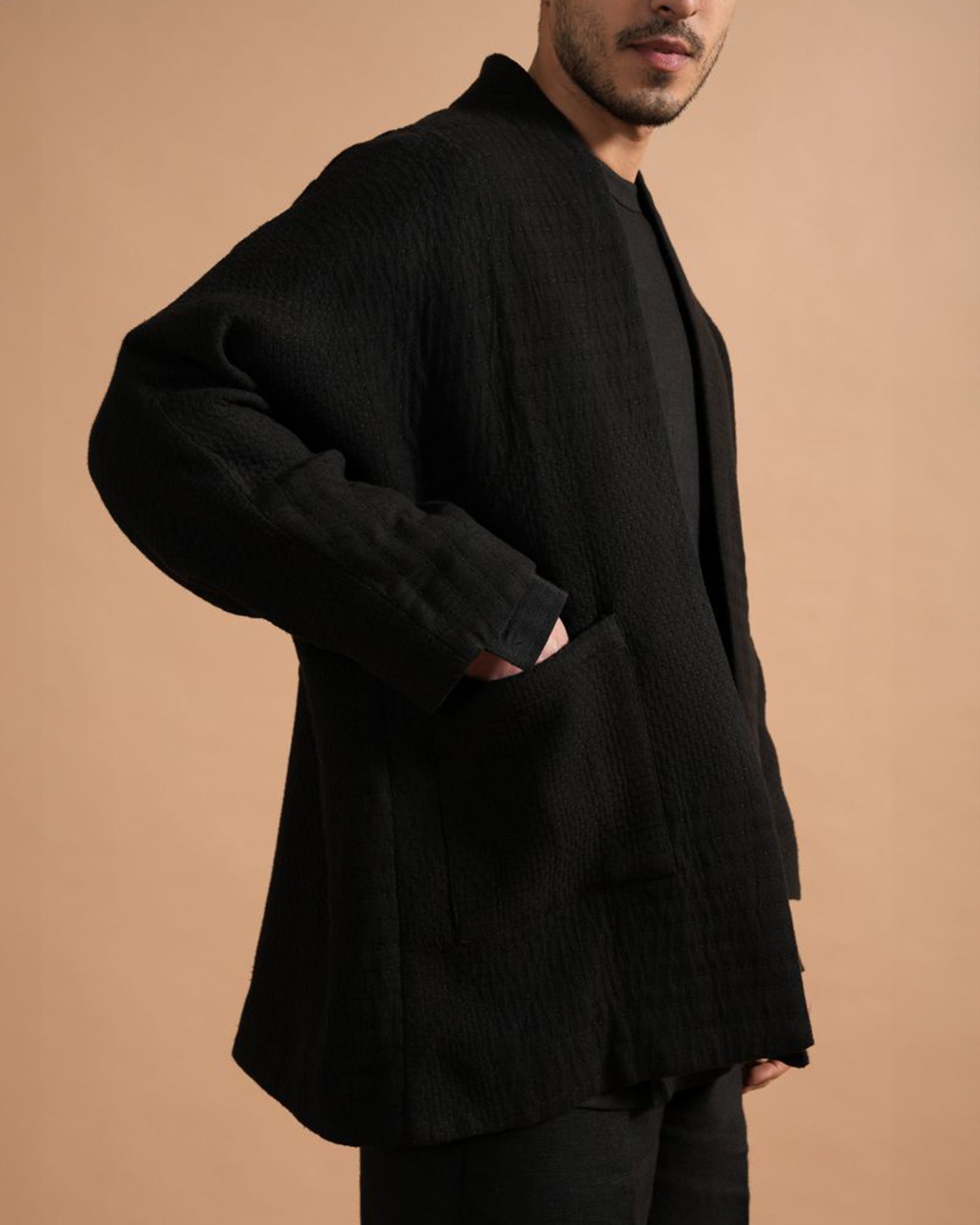 Kantha Jacquard Quilted Jacket