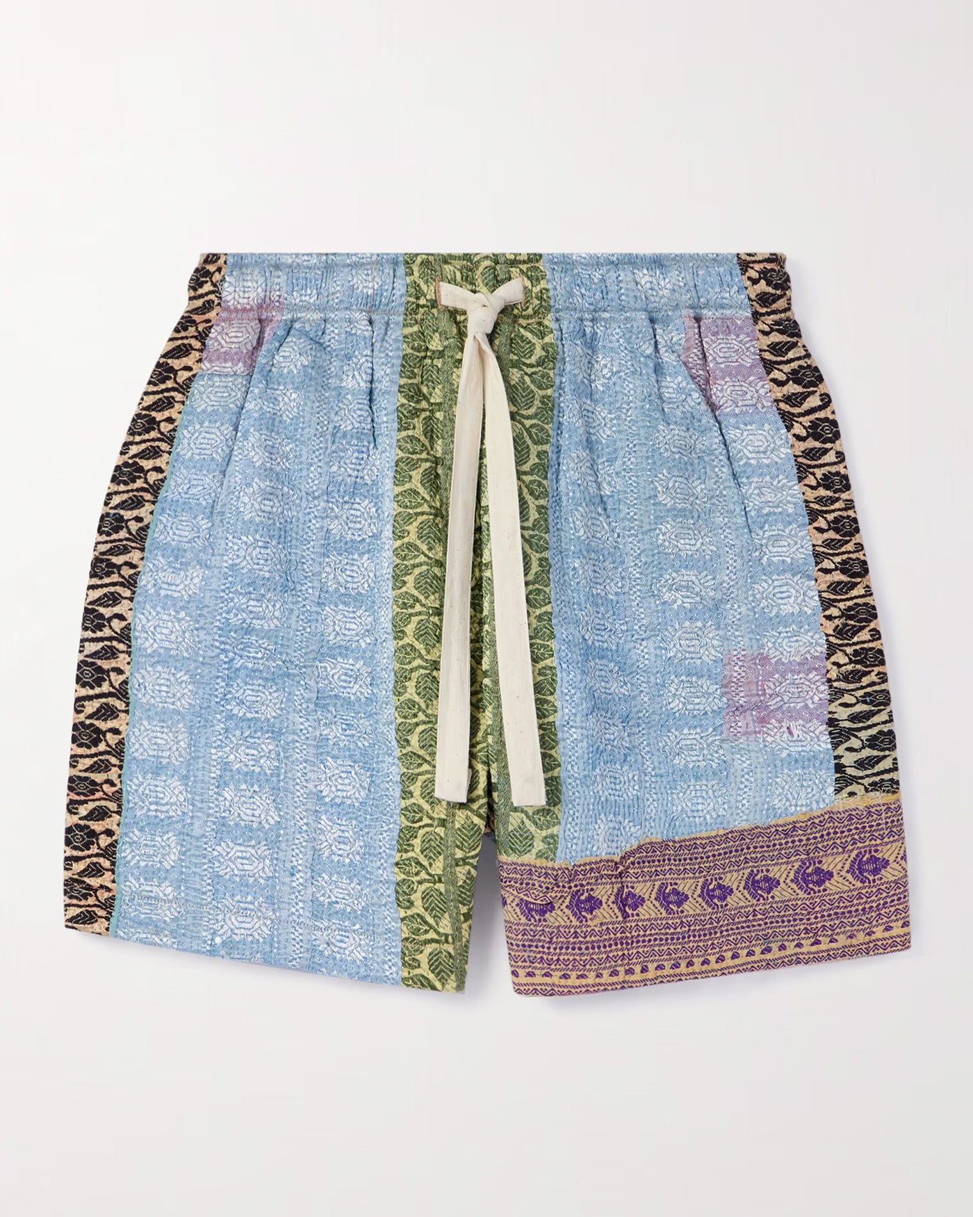 One of One Vintage Kantha Shorts